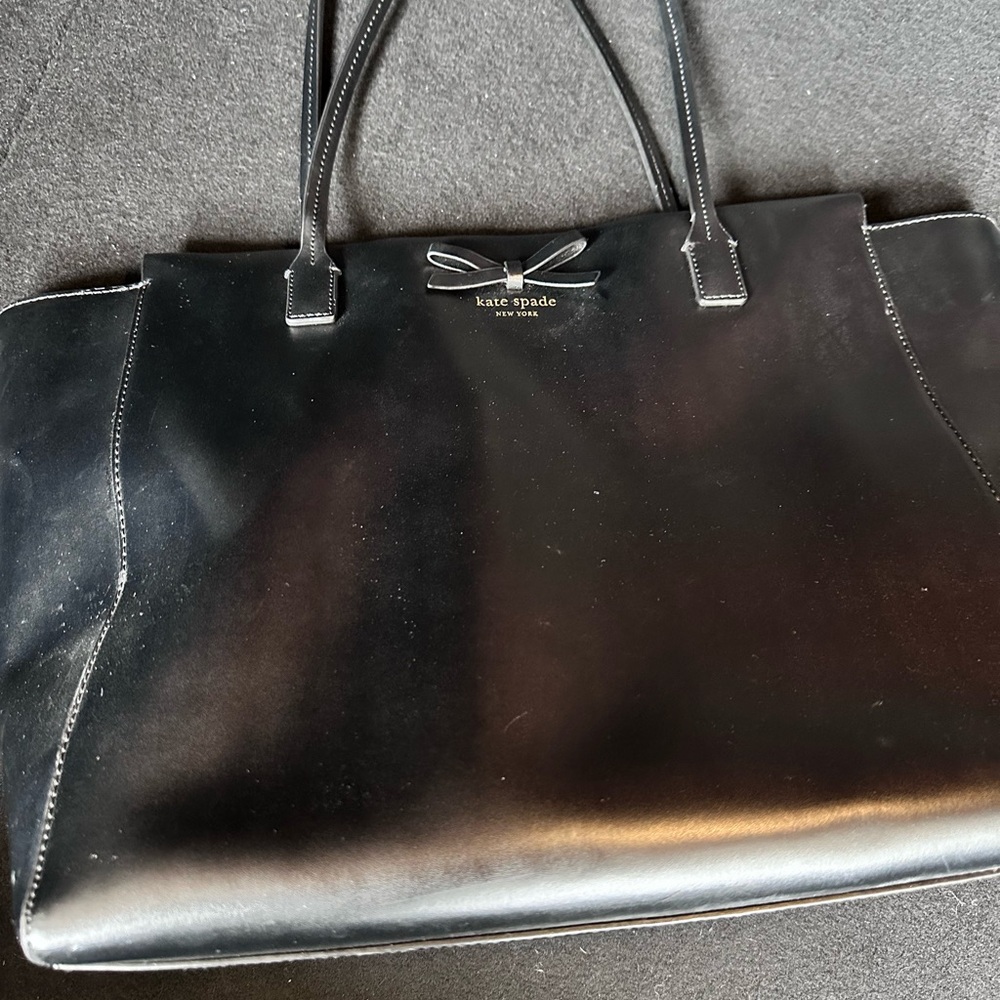 Kate Spade Sleek Black Tote